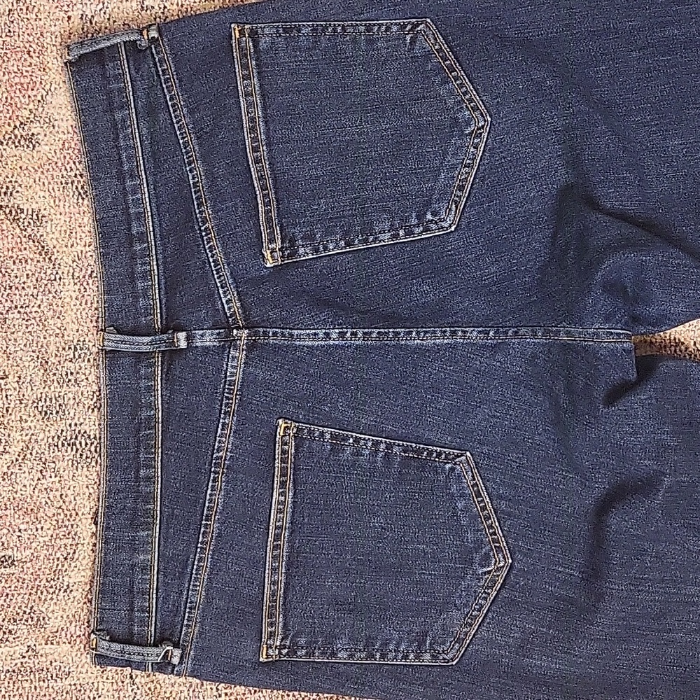 Rag & Bone High Rise Slim Straight Leg Jeans in Dark Paz - Picture 10 of 10